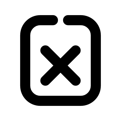 Access denied icon — Access denied — you may not come through, permission refused