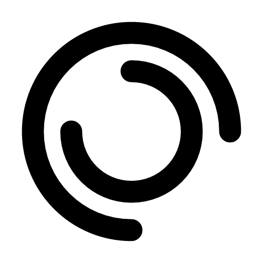 Activity ring icon — One ring closing round another