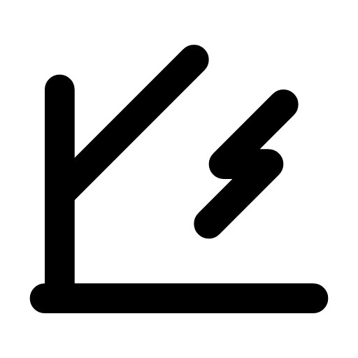 Admission webhook icon — A gate with a bolt beside its arm — the hook that inspects each object before it is admitted