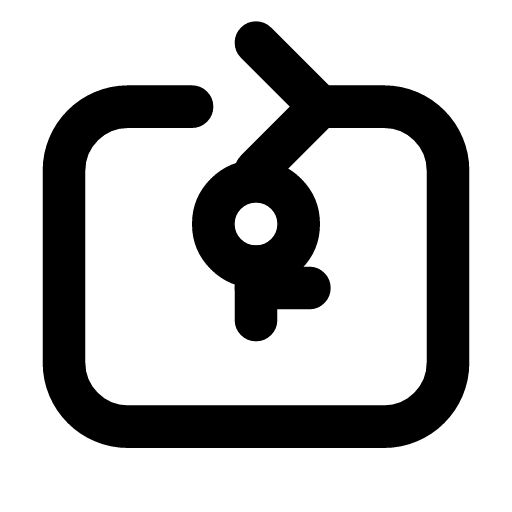 API key rotate icon — A key inside the loop — retire the old credential and issue its replacement
