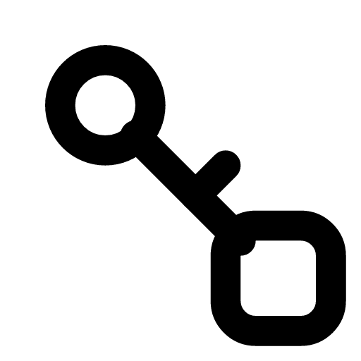 API key icon — An API key — the secret string that proves a request comes from you
