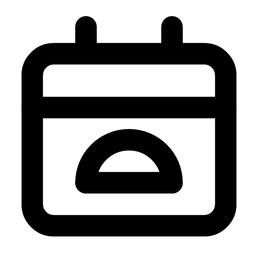 Appointment reminder icon — The calendar with a bell on it