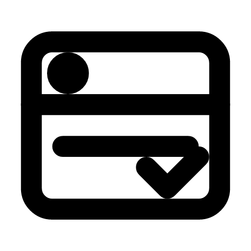 Audit table icon — An audit table — who changed what, kept beside the table it watches