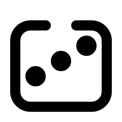 Privacy audit trail icon — A window with a trail of points across it — who touched personal data, and when