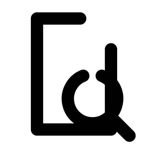 Audit icon — An audit — somebody checked the evidence and wrote down what they found