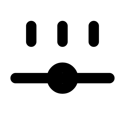 Autonomy level icon — Autonomy level — how long the leash is today, a dial from supervised to free