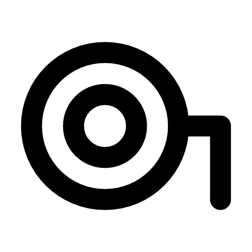 Bandage icon — The roll of gauze with its tail