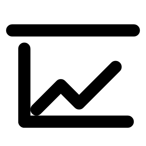 Bandwidth cap icon — A bandwidth cap — the ceiling above which nothing more is carried