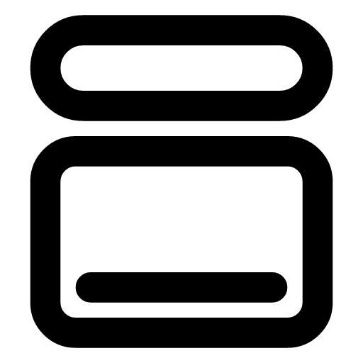 Base image icon — A box with a floor laid inside — the image every other layer is built upon