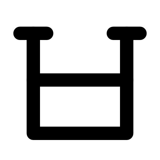 Beaker icon — The beaker with its rim and spout