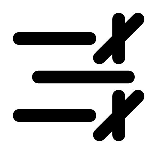 Blizzard icon — Flakes driven sideways by the wind