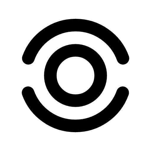 Blur icon — Blur — softened until it is no longer readable, hidden or obscured