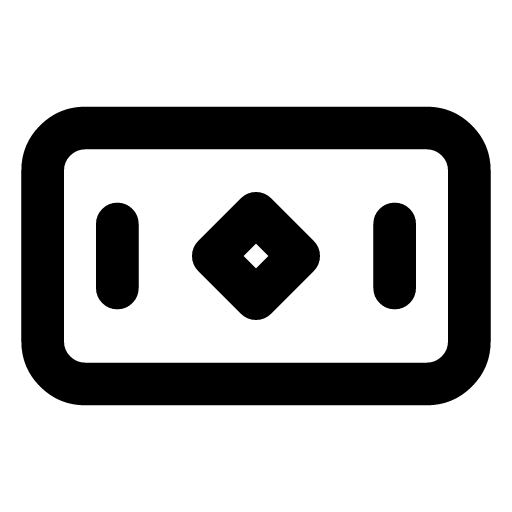 Bonus icon — A banknote with a stone on it — money on top of the usual