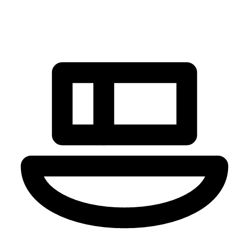 Butter icon — The block on its dish