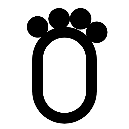 Carbon footprint icon — The sole and its toes