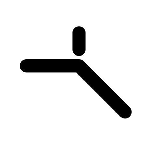 Changepoint icon — A changepoint — the exact moment the series stopped being the old normal
