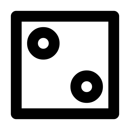 Draughts icon — The counters on the squares