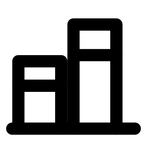 City view icon — The window with the skyline in it