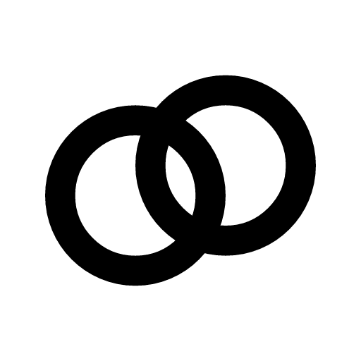Coins icon — Two coins, one over the other