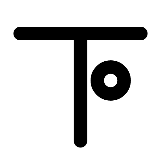 Credit entry icon — The T-account with an entry on its right — where it came from