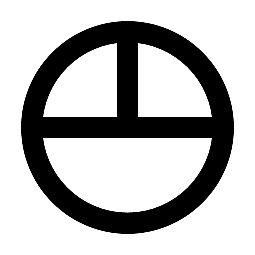 Diversify icon — A pie cut into three — the money spread so no one slice can sink it
