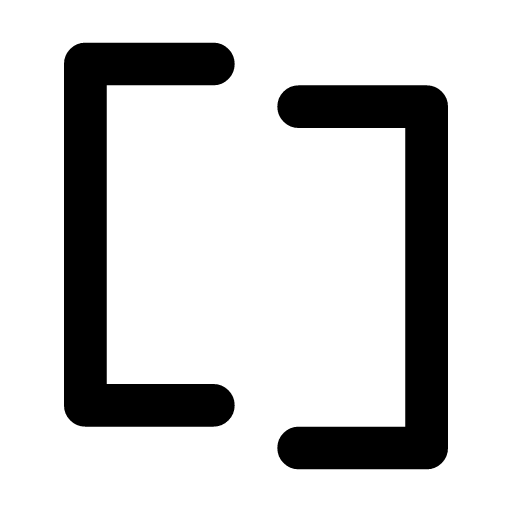 Document split icon — Document split — one document cut into pieces, the first step of chunking for retrieval