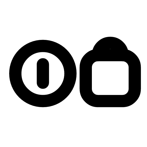Escrow icon — A coin beside a padlock — money held in escrow until both sides deliver