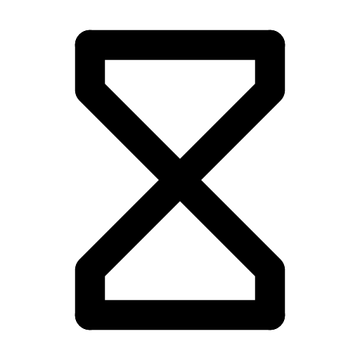 Exam timer icon — The sand running through