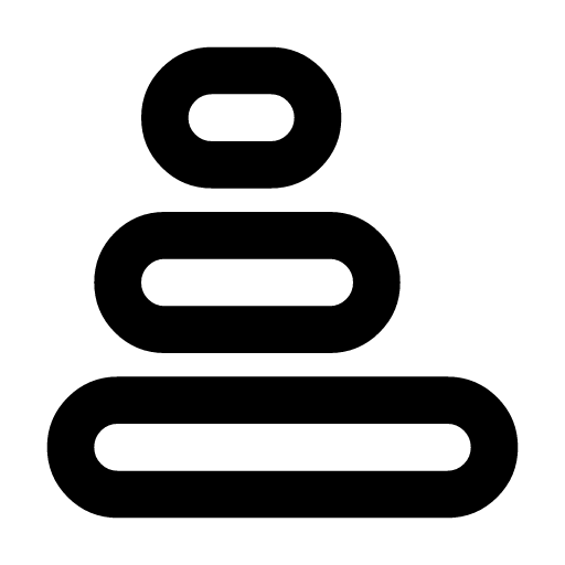 Flame graph icon — A flame graph — where the time actually went, stack widths in a profile