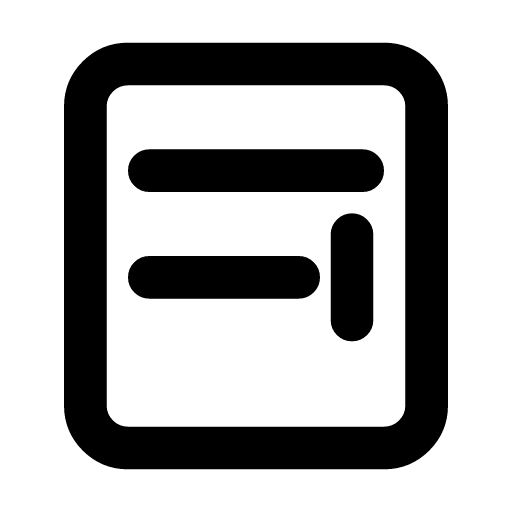 Form step icon — A form step — the workflow pauses for a person to fill in the form