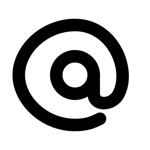 Handle icon — The at sign you are known by