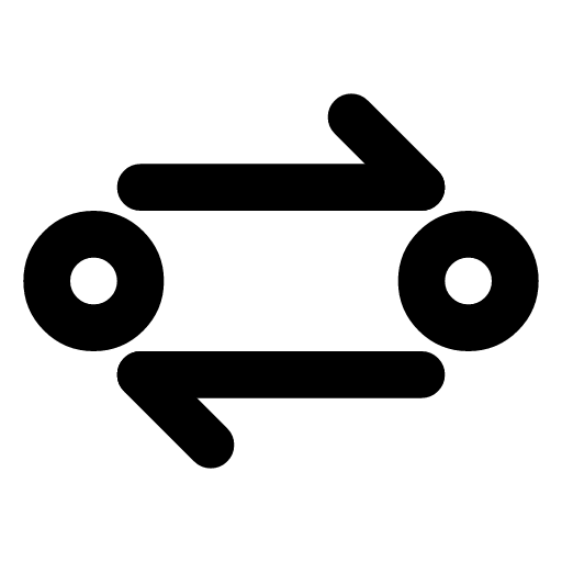 Handshake icon — A handshake — the back and forth before a single byte of the message moves