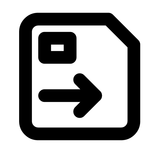 Check in icon — The key card with an arrow into it — the room taken