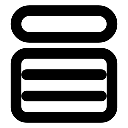 Image bloat icon — A box packed wall to wall — an image far larger than what it needs to run