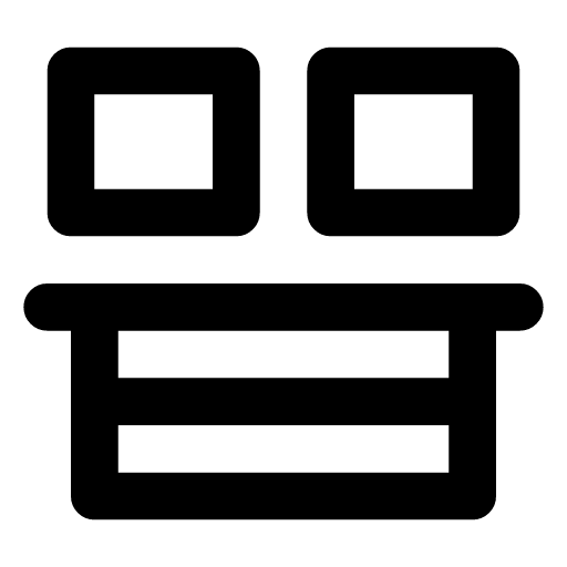 Kitchen icon — The counter with cupboards over it