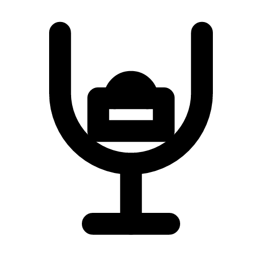 Locked goal icon — A trophy with a padlock in its bowl — a goal that cannot be changed once set