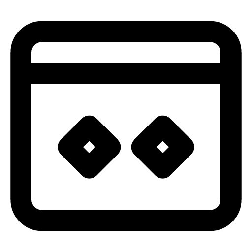 Loyalty points icon — The payment card with two stones under the band — the points a shopper has