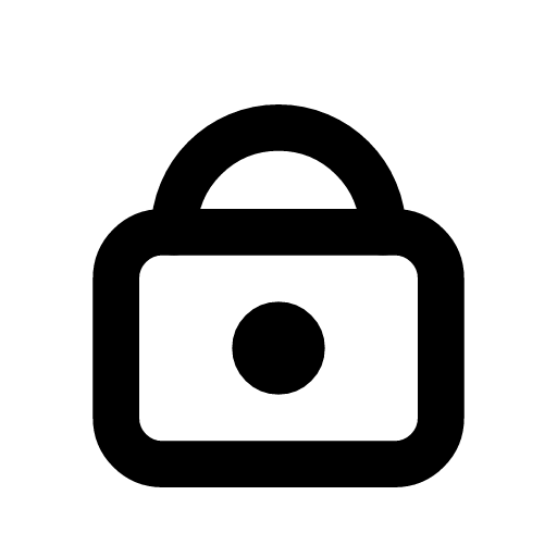 Luggage lock icon — The little padlock on the zip