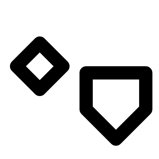 Model guard icon — A model core beside a shield — the guardrails wrapped around a model
