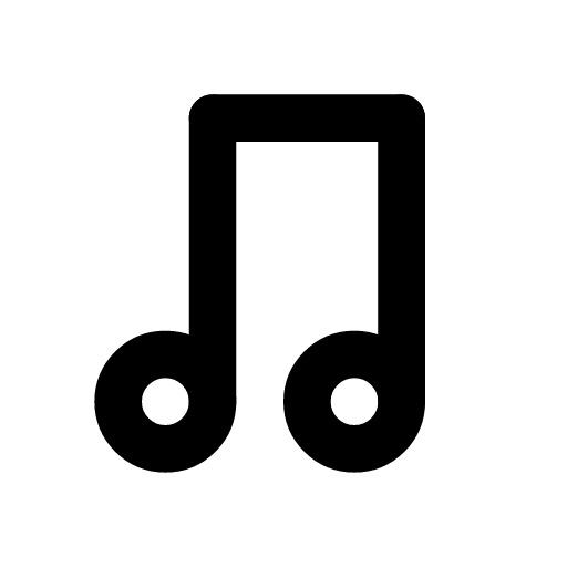 Note icon — Two notes under one beam