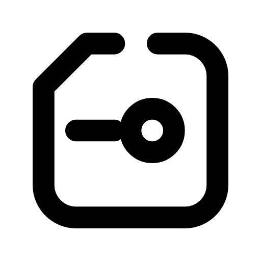 Orphan resource icon — A machine frame with a wire that stops short of its node — something still billed that nothing uses