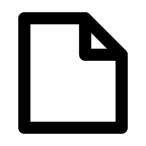 Turn the page icon — The corner lifting