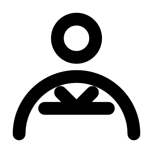 Pilot icon — A person with wings on the chest — the one flying it