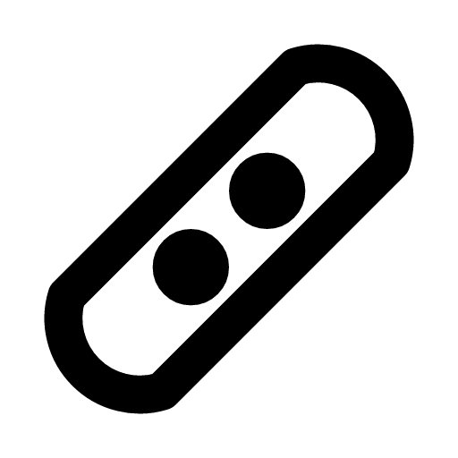 Plaster icon — The sticking plaster with its pad
