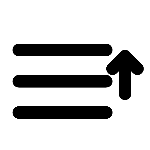 Priority queue icon — A priority queue — a queue where urgent items go first, ordered ahead of the rest