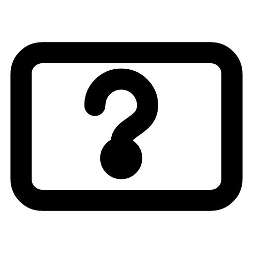 Quiz icon — The card with the question on it