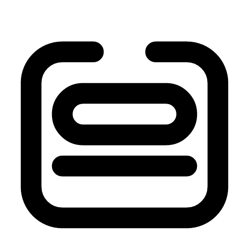 Redact field icon — A window with a field blacked out over a line — one value hidden on the form