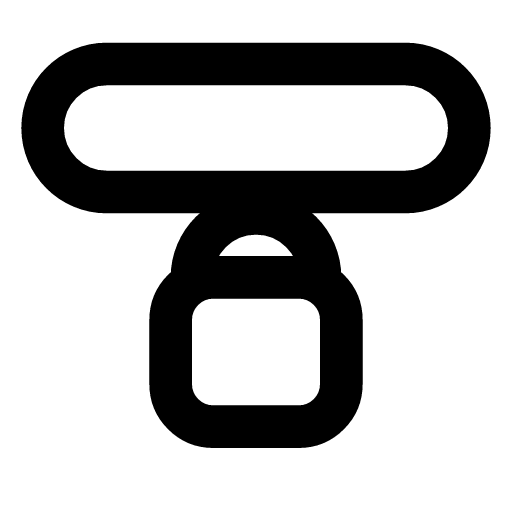 Row lock icon — A row lock — one row held while the rest of the table stays free