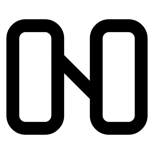 Schema map icon — A schema map — this field over there is that field over here, a translation between shapes