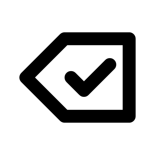 Signed release icon — The release tag with a check in it — a release whose signature has been verified